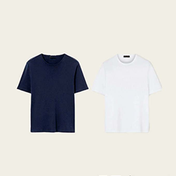 loro piana classic collar pima cotton short‑sleeve polo shirt